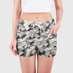 Шорты женские Узоры оригами, цвет: 3D-принт — фото 2