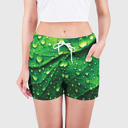 Шорты женские Утренняя роса, цвет: 3D-принт — фото 2