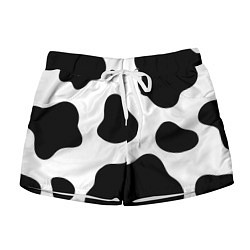Женские шорты Принт - пятна коровы