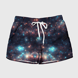 Шорты женские Космический простор, цвет: 3D-принт