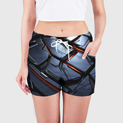 Шорты женские Абстрактная красота, цвет: 3D-принт — фото 2