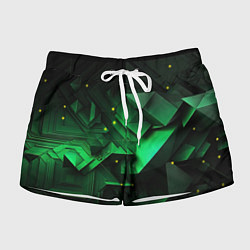 Женские шорты Визуальные иллюзии в геометрии