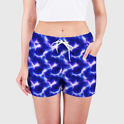 Шорты женские Разряд молний текстура, цвет: 3D-принт — фото 2