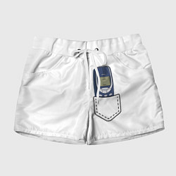 Женские шорты Нокиа 3310 в стиле 90х