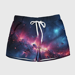 Женские шорты Взрыв в космосе