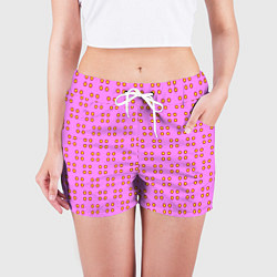 Шорты женские Паттерн точечный, цвет: 3D-принт — фото 2