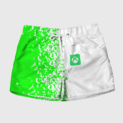 Женские шорты Xbox кислотные зеленые краски