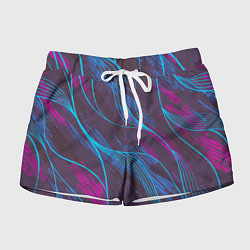 Женские шорты Абстракция геометрических линий