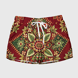 Женские шорты Русские классические узоры и орнамент