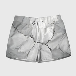 Женские шорты Растрескавшийся бетон