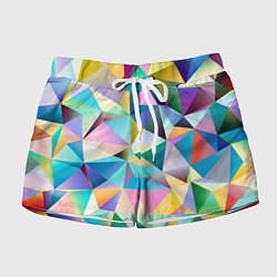 Женские шорты Полигональная текстура