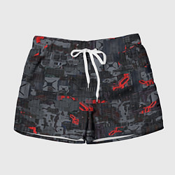 Шорты женские Микроплата, цвет: 3D-принт
