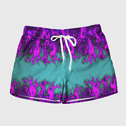 Женские шорты Фиолетовое пламя