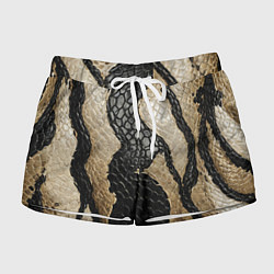 Женские шорты В коже рептилии