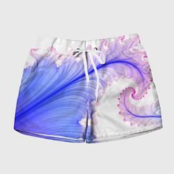 Женские шорты Узоры неон фрактал