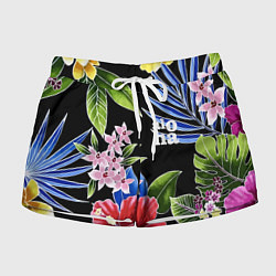 Женские шорты Tropical flowers - aloha