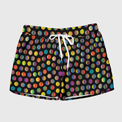 Шорты женские Конфетти, цвет: 3D-принт