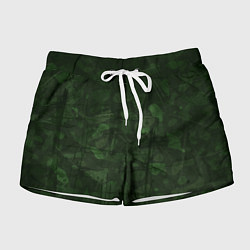 Женские шорты Абстракция - strange camouflage