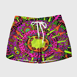 Женские шорты Кислотные грибы оптические