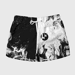 Шорты женские BMW black fire, цвет: 3D-принт