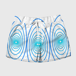 Женские шорты Овалы с свечением