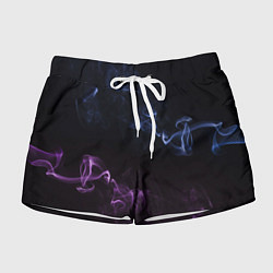 Женские шорты Color black blue pink