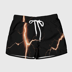 Женские шорты Lightning orange