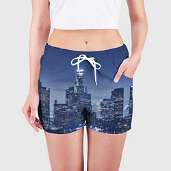 Шорты женские City, цвет: 3D-принт — фото 2