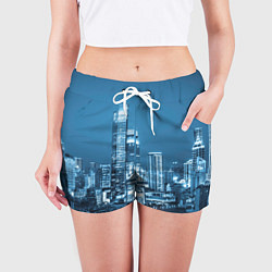 Шорты женские City, цвет: 3D-принт — фото 2