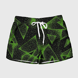 Шорты женские Triangles with dots, цвет: 3D-принт