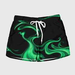 Шорты женские Color green smoke, цвет: 3D-принт