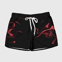 Шорты женские Color red abstraction, цвет: 3D-принт