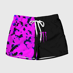 Шорты женские Monster energy neon camo, цвет: 3D-принт