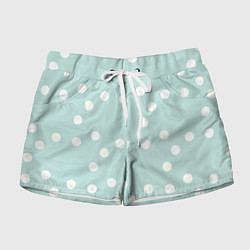 Шорты женские Снежная морская пена, цвет: 3D-принт