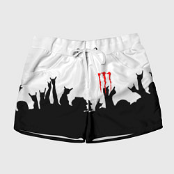 Шорты женские Monster energy rock black, цвет: 3D-принт