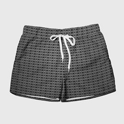 Шорты женские Стальная кольчуга воинов, цвет: 3D-принт