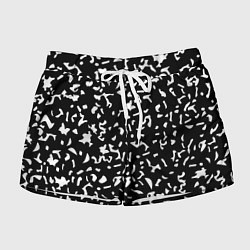 Женские шорты Черный камуфляж