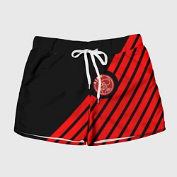 Шорты женские Ajax геометрия, цвет: 3D-принт