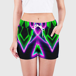 Шорты женские Multicolored colorful color, цвет: 3D-принт — фото 2