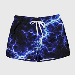 Шорты женские Мощнейший разряд молнии, цвет: 3D-принт