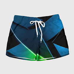Женские шорты Neon colored geometric