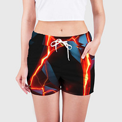 Шорты женские Tile breaking, цвет: 3D-принт — фото 2