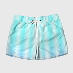 Женские шорты Neon white blue lines