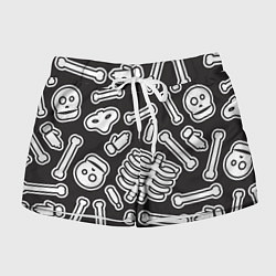 Женские шорты Черепки и костяшки