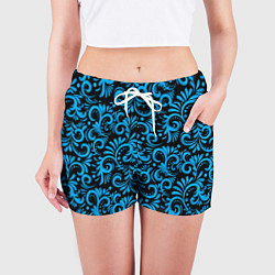 Шорты женские Традиционный славяно-русский стиль, цвет: 3D-принт — фото 2