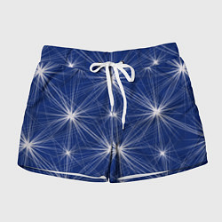 Женские шорты Звезды на синем фоне