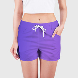 Шорты женские Color purple gradient, цвет: 3D-принт — фото 2