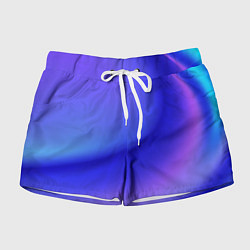 Шорты женские The color is multicolored, цвет: 3D-принт