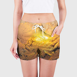 Шорты женские Зимний закат, цвет: 3D-принт — фото 2