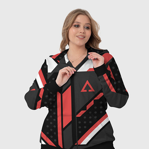 Женский костюм CS:GO Cyrex Pattern / 3D-Черный – фото 3